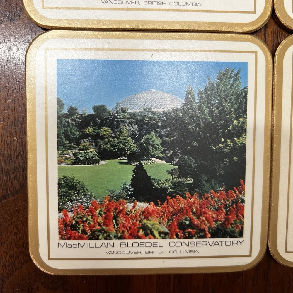 Pimpernel Fayreings Cork Backed Coasters British Columbia MCM Vintage Unused - Picture 5 of 9